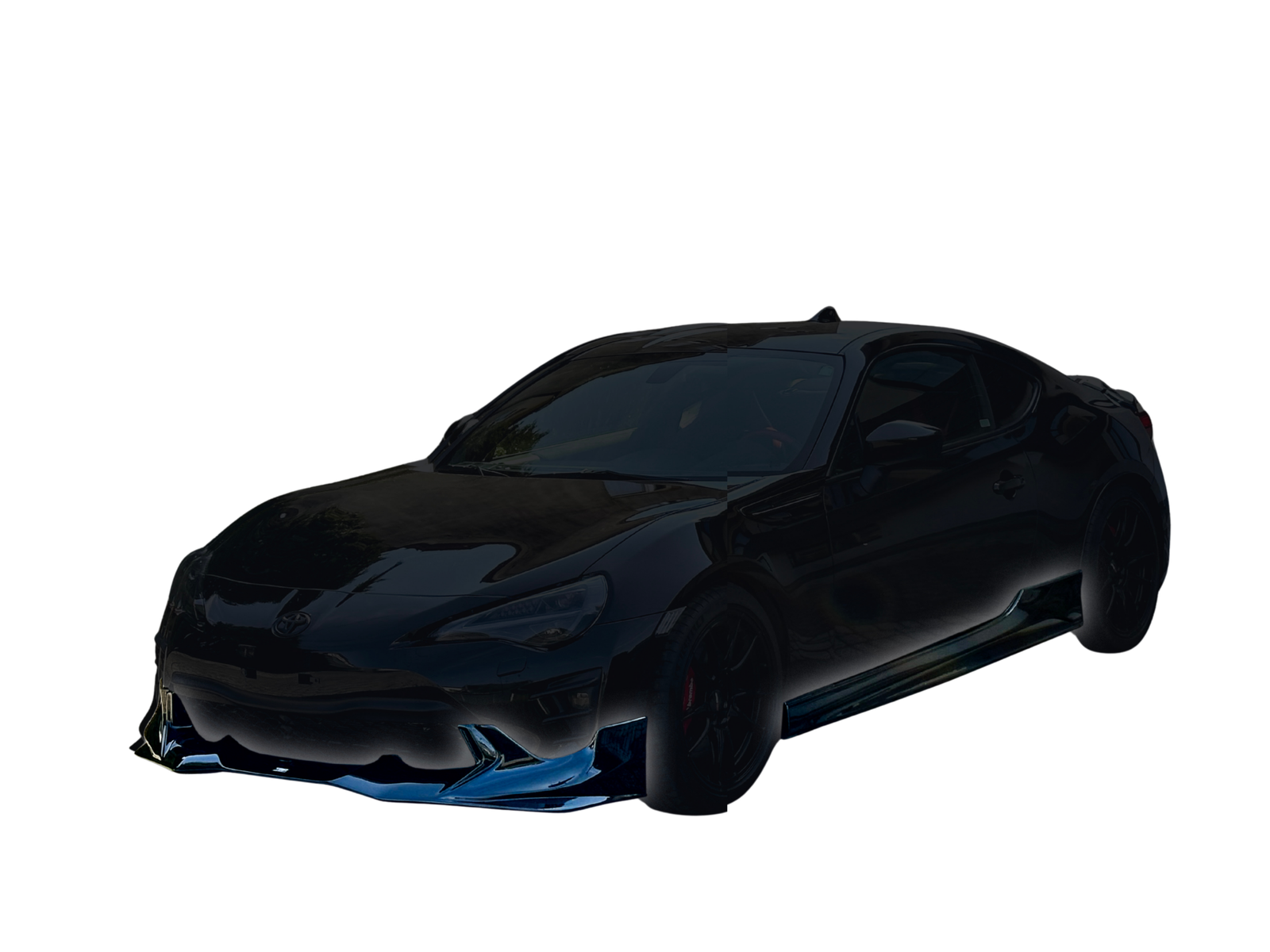 Toyota GT86 - podświetlone elementy carbon