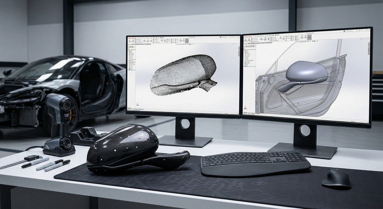 Skanowanie 3D i projekt CAD
